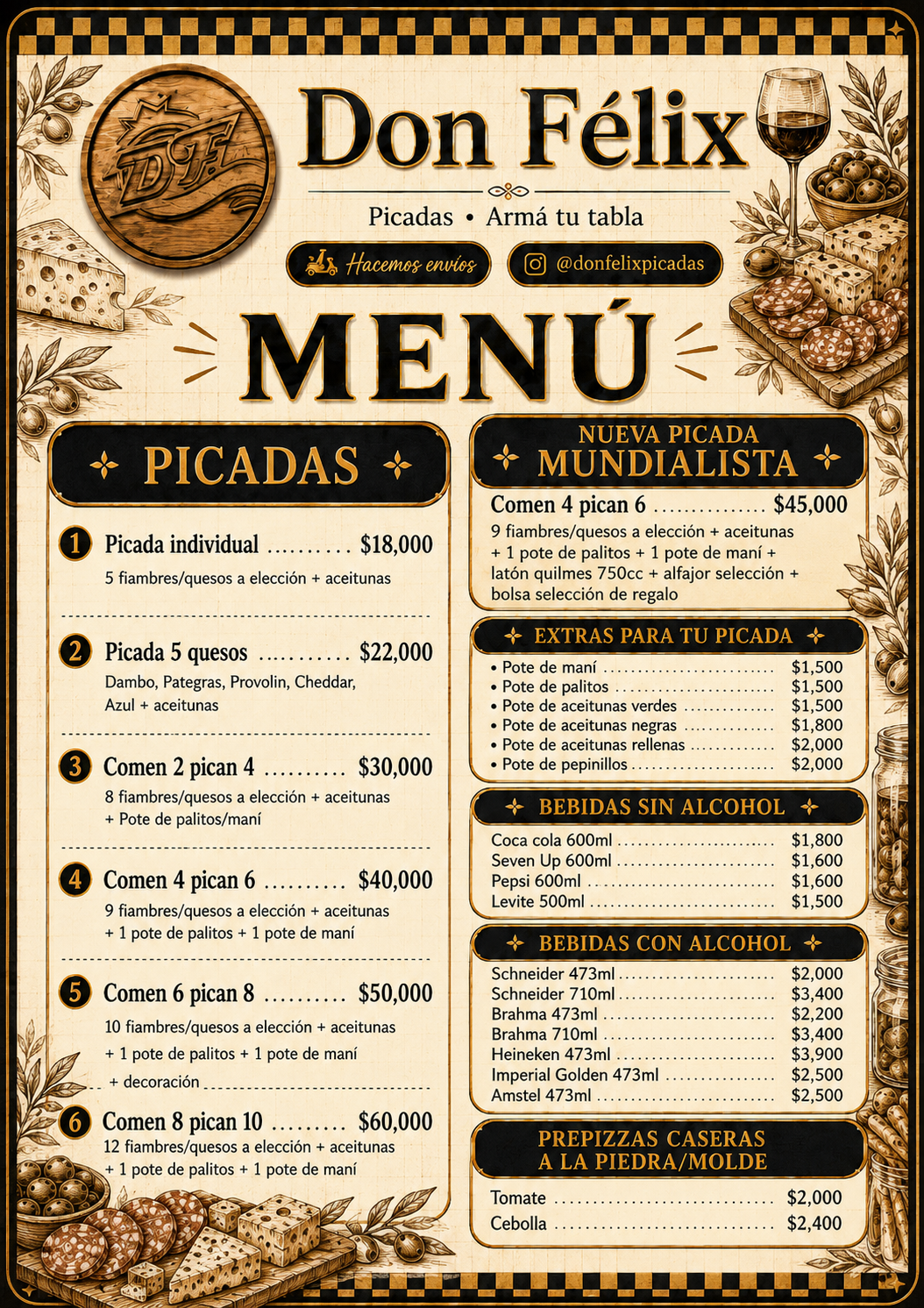 Menú Don Félix